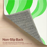 Bright Coastal Inspired Scallop Shape(Green)