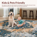 Chic Earthy Geometric Arrangement(Blue)