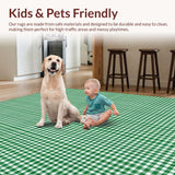 Earthy Tones Ogee Patterned Accent(Green)