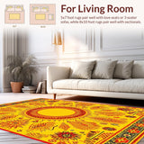 Energetic Celestial Round Arrangement(Yellow)