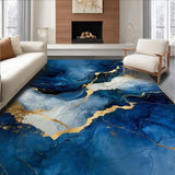 Artful Contemporary Swirl Elements(Blue)