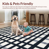 Contemporary Striped Black and White Theme(Black)