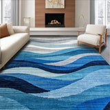 Contemporary Blue Toned Abstract(Blue)