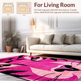 Vivid Tiger Striped Aesthetic(Pink)