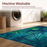 Chic Tropical Linear Elements(Blue)