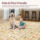 Beige & Cream Tribal Chic Design(Beige)