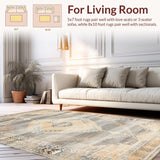Chic Monochrome Medallion Accent(Beige)