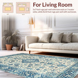 Pastel Distressed Medallion(White)