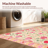 Fun Eclectic Floral Composition(Beige)