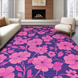 Ultra Soft Area Rug, Non Slip, Stain Resistant, Washable Area Rugs for Living Room, Bedroom, Delicate Vibrant Softness Theme(Purple)