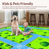 Colorful Traffic Map Illustration(Green)