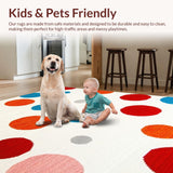 Fun Artistic Polka Dot Display(Red)