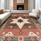 Ultra Soft Area Rug, Non Slip, Stain Resistant, Washable Area Rugs for Living Room, Bedroom, Modern Vibrant Paisley Design(Gray)