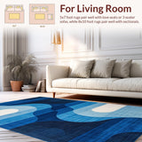 Elegant Dark Blue Mosaic Design(Blue)