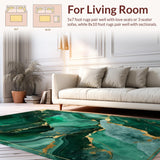 Elegant Marble Artistry Statement(Green)