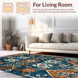 Elegant Retro Geometric Design(Blue)