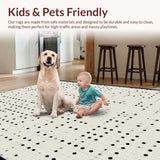 Elegant High Contrast Dot Design(Beige)