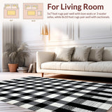 Contemporary Cozy Buffalo Plaid Style(Black)