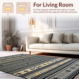 Chic Abstract Black and White(Black)