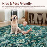 Dynamic Round Color Block Composition(Blue)