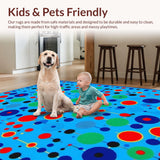 Bright Blue Geometric Inspiration(Blue)