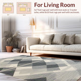 Artistic Tiled Geometric Arrangement(Gray)