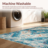 Contemporary Curved Linear Design(Blue)