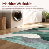 Sage Green Abstract Geometric Motif(Green)