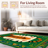 Charming Playful Creature Motif(Green)