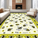 Ultra Soft Area Rug, Non Slip, Stain Resistant, Washable Area Rugs for Living Room, Bedroom, Plush Shaggy Soft Appeal(Yellow)