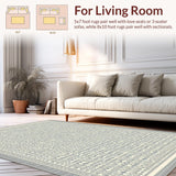 Sophisticated Abstract Diamond Motif(Beige)