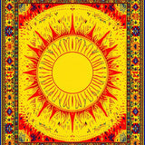 Cheerful Solar Radiance Motif(Yellow)