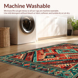 Chic Cream Geometric Play(Red)