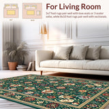 Classic Diamond Patterned Throw(Green)