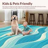 Stylish Abstract Seaside Elements(Blue)