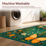 Whimsical Butterfly Garden Delight(Green)