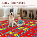 Joyful Colorful Geometric Interplay(Red)