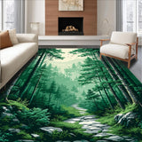 Stylish Dreamy Nature Scene(Green)