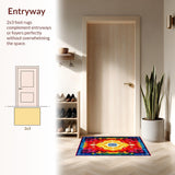 Enchanting Rainbow Energy Flow Design(Red)