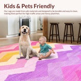 Joyful Eclectic Shaggy Texture(Pink)