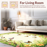 Lively Abstract Floral Fusion(Ivory)