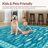 Casual Underwater Scene Decor(Blue)