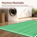 Elegant Dominique Green Tiled Motif(Green)