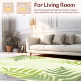 Elegant Earth Tones Shaggy Texture(Green)