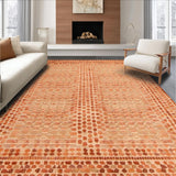 Ultra Soft Area Rug, Non Slip, Stain Resistant, Washable Area Rugs for Living Room, Bedroom, Terracotta Cozy Shag Elegance(Beige)