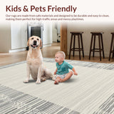 Transitional Striped Elegance(Gray)