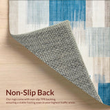 Low Pile Octagonal with Modern Artistic Expression(Beige)