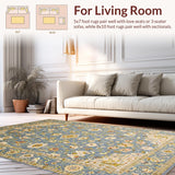 Rustic Earthy Floral Tiled Motif(Blue)