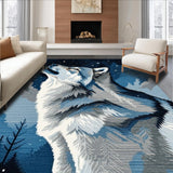 Elegant Lunar Wildlife Representation(Blue)