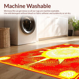 Colorful Patterned Floor Art(Red)